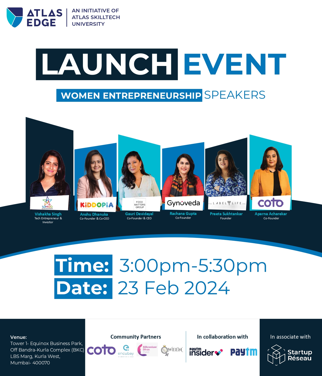 Event-Executive Program in Women Entrepreneurship Launch Event by ATLAS Edge x Qween-Image